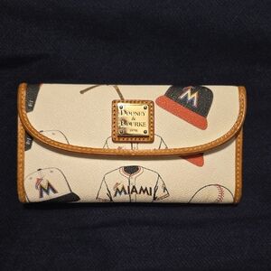 Dooney & Bourke Miami Baseball Themed Wallet